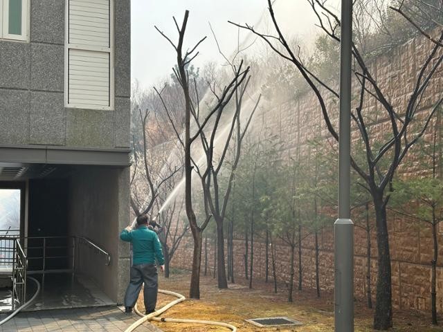 "산불 막자" 울산시, 임야 연접 건물에 소화용수설비 확대