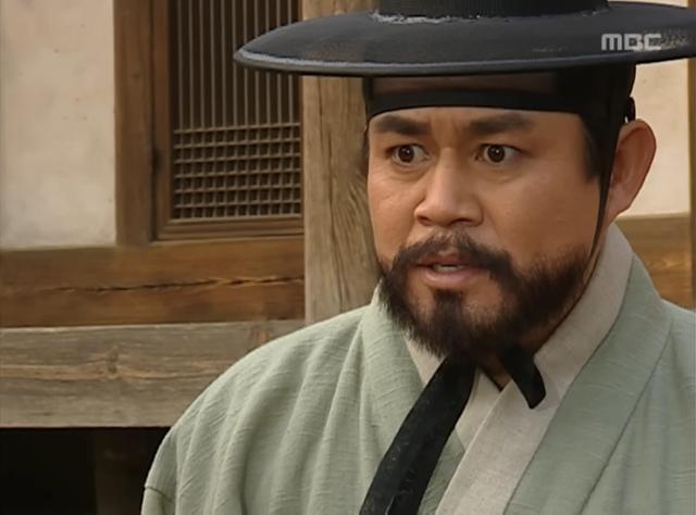 2001년부터 이듬해까지 방영된 MBC 드라마 '상도'에 출연한 배우 정명환.MBC 영상 캡처
