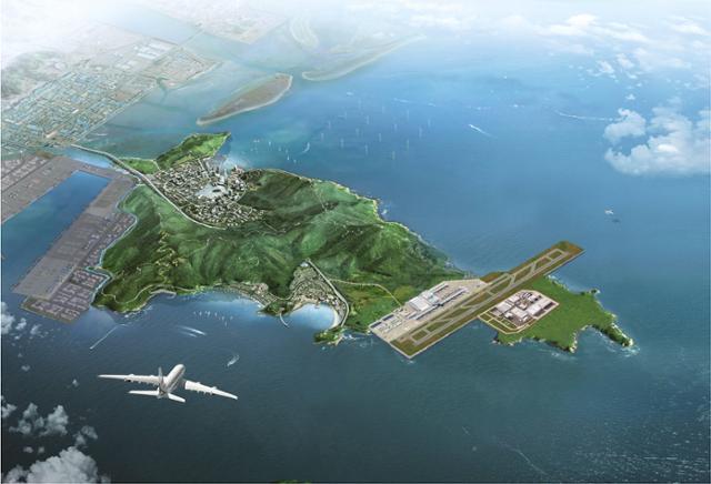 부산 가덕도신공항 조감도.부산시 제공