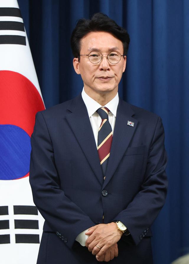 이재명 대통령이 4일 서울 용산 대통령실 청사에서 열린 인사브리핑에서 새 정부 첫 인사를 발표 했다. 김민석 국무총리 후보자. 왕태석 선임기자