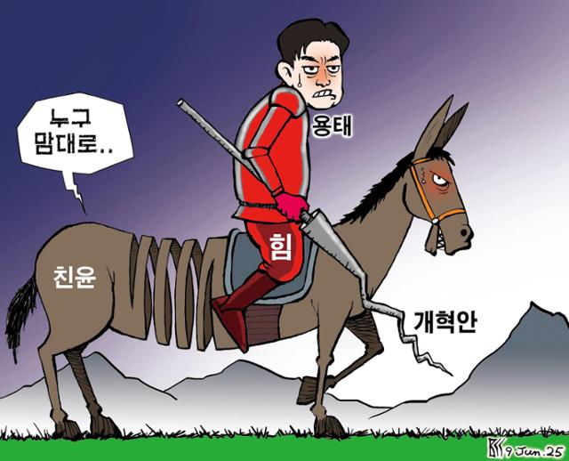 6월9일자 만평