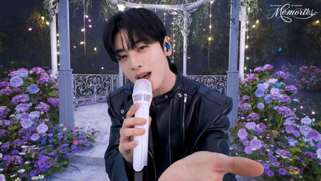 영화 '차은우 VR 콘서트: 메모리즈' 중 한 장면. 어메이즈 제공