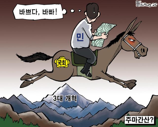 8월6일자 만평