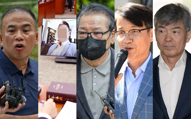 김건희 여사 관련 의혹사건을 수사하는 민중기 특별검사팀은 공천개입, 주가조작, 국정농단 의혹 등을 규명하는데 수사력을 집중하고 있다. 왼쪽부터 공천개입 핵심 인물 명태균씨, 김 여사 집사로 알려진 김예성씨, '건진법