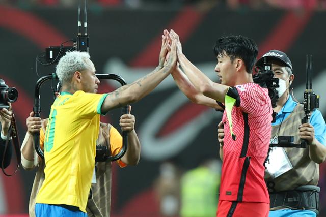 '제2의 축구인생' 손흥민-네이마르, 10월 A매치 통해 3년 만에 <b>재회</b>하나
