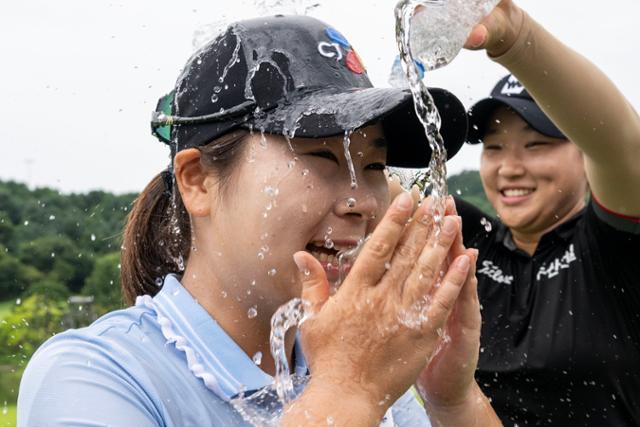 꿈의 그린서 꿈의 스코어... 홍정민 "29언더파 믿기지 않아, 자부심 생겨"