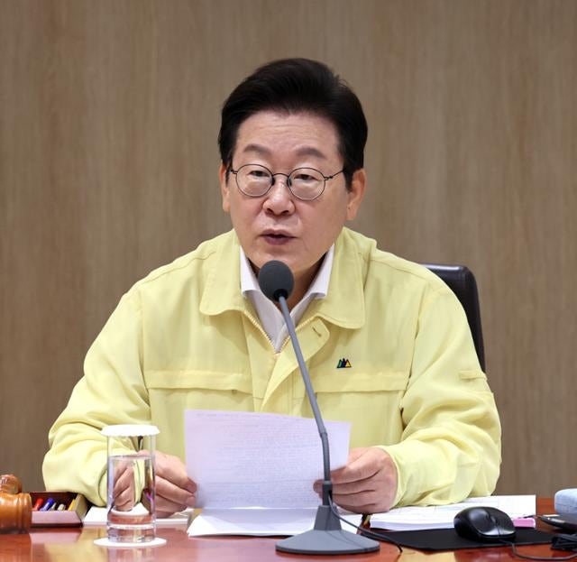 이 대통령 "을지훈련, 北 공격 의도 아냐... 남북합의 이행준비를"