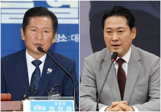 '장외 말폭탄' 주고받는 '정앤장'… 진짜 싸움은 9월부터