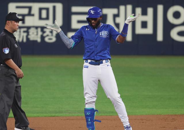 삼성 <b>디아즈</b>, 박병호 넘어 역대 한 시즌 최다 타점 <b>신기록</b>