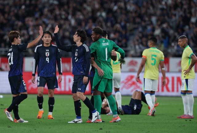 '아시아 최강' 입증한 일본, 브라질에 3-2 역전승