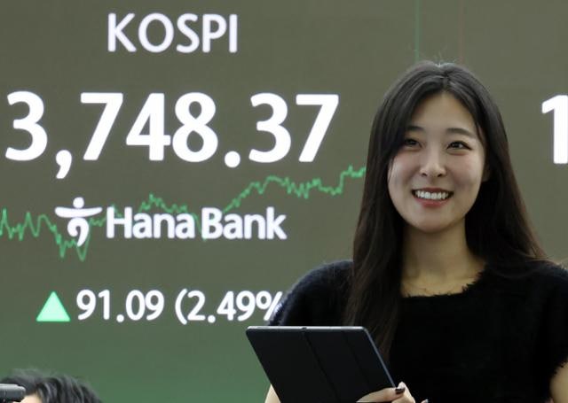 코스피 3700 돌파, 4년 10개월 만에 삼성전자도 최고가