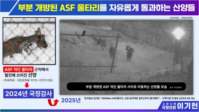 이기헌 의원이 16일 문체위 국가유산청 국정감사에서 본보가 보도한 내용을 인용해 설명한 자료. 이기헌의원실 제공