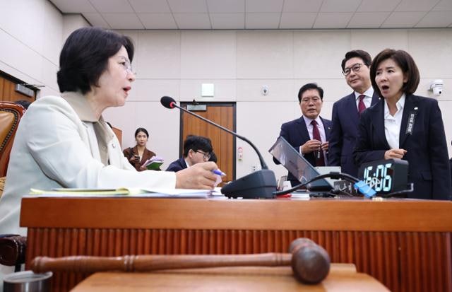 파행·정회만 거듭한 법사위... 감사원 향해 "표적 감사" "적폐시즌2" 충돌