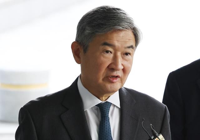 [속보] <b>조태용 전 국정원장</b>, <b>내란</b> 특검 2차 출석... '정치관여 위반' 집...