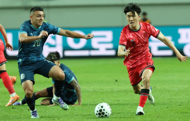 홍명보호 대형악재... 황인범 부상으로 '3선 조합 찾기' 또 제동