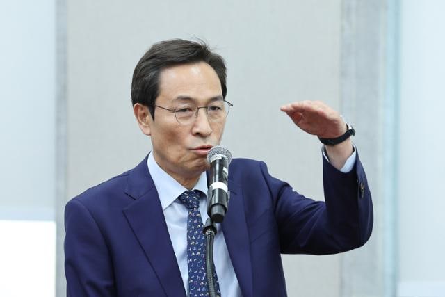 우상호, 항소 포기 개입 의혹에 "우리가 왜 대장동 일당 돕겠나"