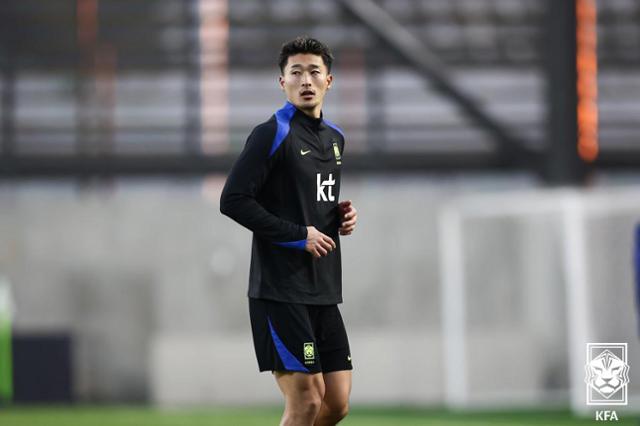 홍명보호, <b>조규성</b>·이강인 등 <b>합류</b>해 '<b>완전체</b>'로 훈련 후 대전으로 이동