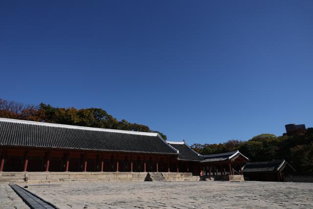 10일 서울 종로구 종묘 정전 모습. 연합뉴스