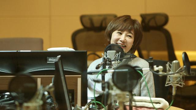 김혜영이 라디오를 진행했던 모습. MBC