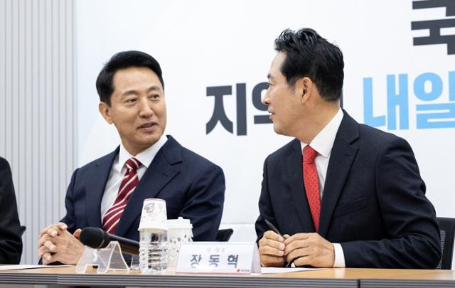 野 지도부는 '대장동' 올인, 與는 '한강버스·세운상가' 총공세... 외로운 오세훈