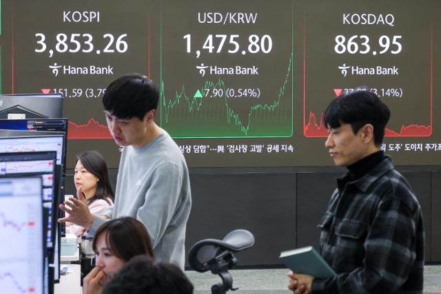 "미국 기침에 한국은 독감"…'AI 거품' 논란에 증시 폭락, 환율 껑충