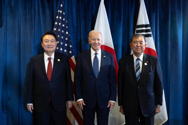 中, 한미일 느슨해진 틈에 日 때리기..."한국도 남의 일 아니다"