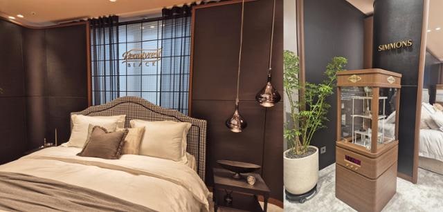 가죽 벽 인테리어에 전문 수면 상담까지…침대계 '명품 매장'을 꿈꾸는 그곳[New & Good]