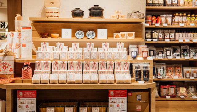 일본의 대표 쌀 편집숍인 '아코메야'의 내부.출처 '아코메야' 홈페이지