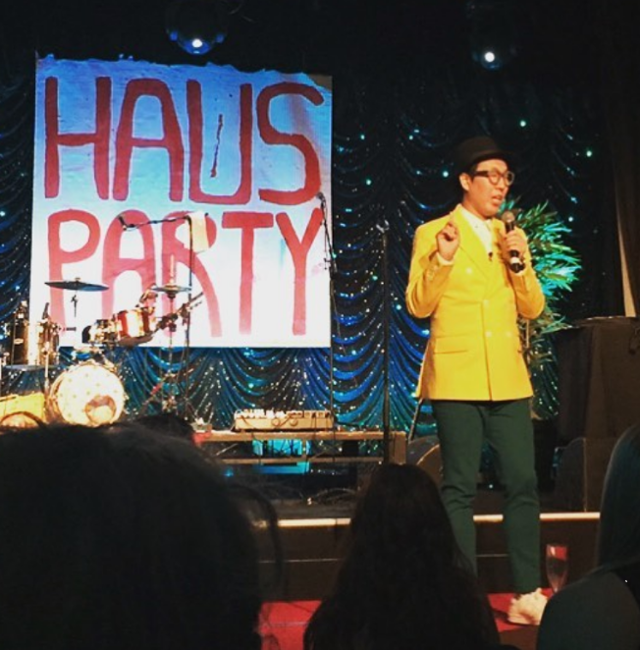 김영철이 2016년 호주 멜버른 코미디 페스티벌에서 공연하고 있다. 김영철 SNS 캡처