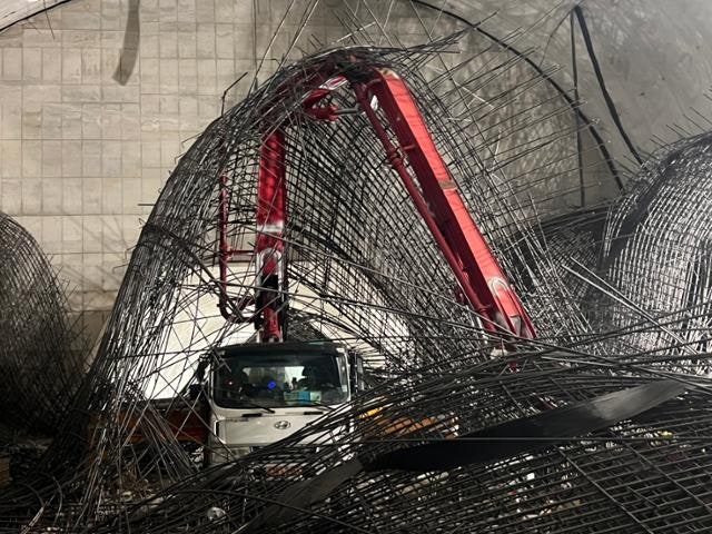 신안산선 공사장 또 사고… 여의도역 현장서 철근 무너져 1명 사망