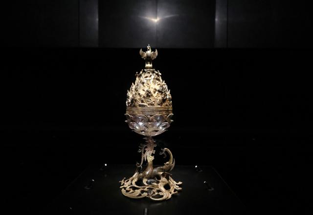 국립부여박물관 백제대향로관에 전시된 백제금동대향로.연합뉴스