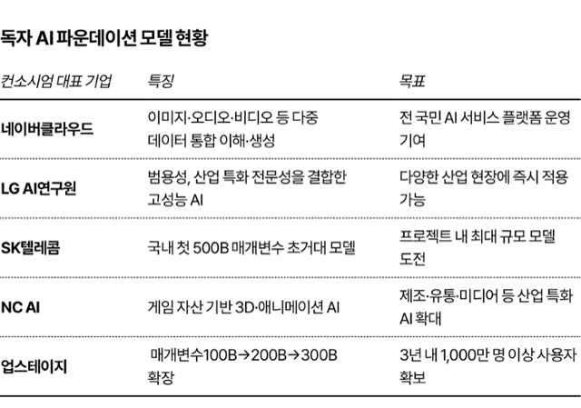 시각물_독자 AI 파운데이션 모델 현황