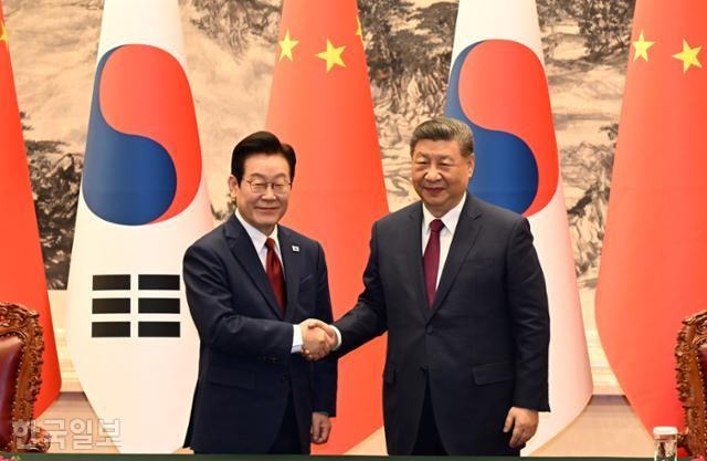 한중 정상 "점진적 문화콘텐츠 교류 확대… 서해경계 차관회담 추진"