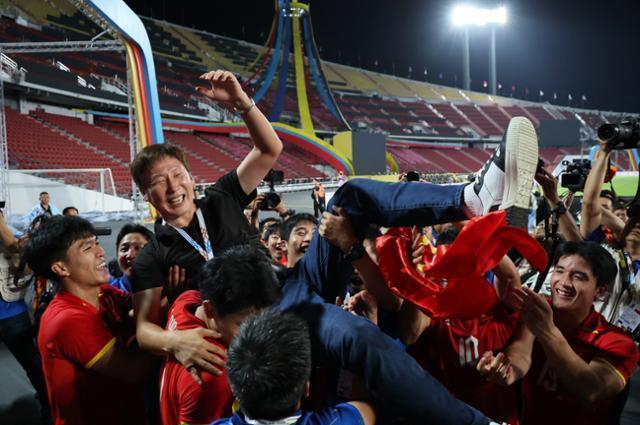 '김상식 매직', 새해에도 이어졌다... U-23 아시안컵서 요르단 격파