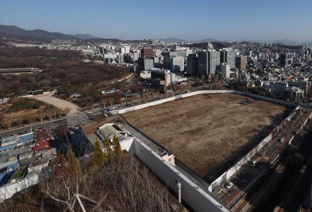 서울 종로구 종묘와 세운4구역 일대 모습.뉴스1