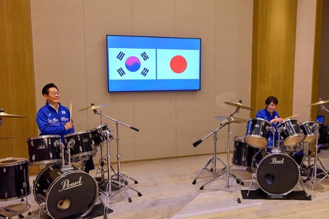 이 대통령, 다카이치와 '케데헌' 드럼 합주… "평생 로망 이뤘다"