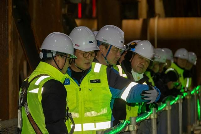 박상신 DL이앤씨 대표, 서울 영동대로 지하화 안전 점검