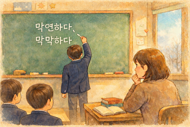 막연한 것과 막막한 것 [달곰한 우리말]