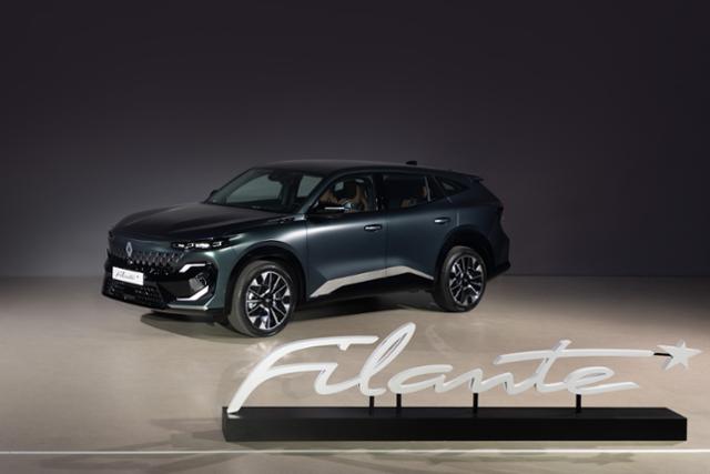 르노코리아가 올 3월 국내 출시를 예고한 준대형 크로스오버 신차 '필랑트'.르노코리아 제공