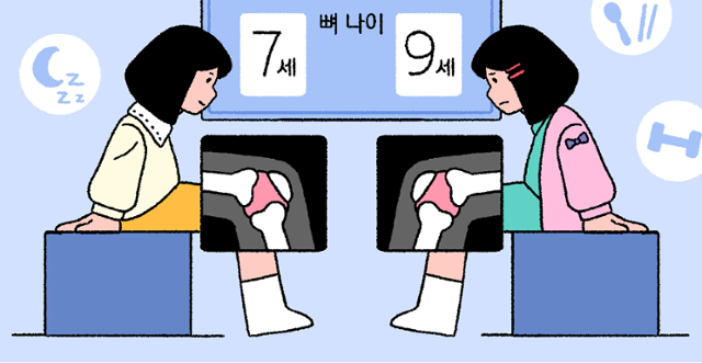 우리 애 '숨은 키' 찾는 방법... 7세 쌍둥이 자매인데 뼈 나이는 두 살 차이 [중·꺾·마+: 중년 꺾이지 않는 마음]