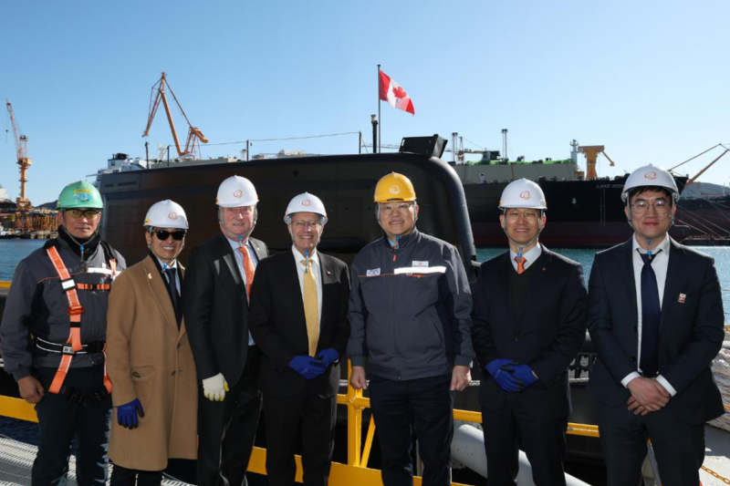 "정말 놀랍다" 60조 잠수함 사업 앞두고 K조선소 찾아 감탄한 캐나다 온타리오주 장관