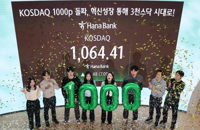 로봇·이차전지 타고 '천스닥' 안착할까… 대형주 쏠림은 과제