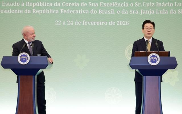 '경제협력' 손 맞잡은 한-브라질 정상… '전략적 동반자 관계' 격상