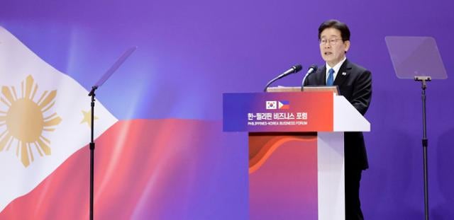 이 대통령 "수빅조선소서 만든 배가 필리핀 제품 세계로 실어 나를 것"