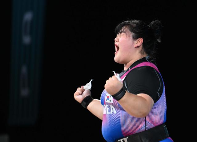 '역도' 박혜정·송영환, 나란히 한국신기록 경신