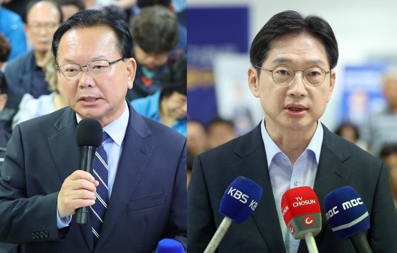 지역주의 벽 못 넘은 김부겸 김경수… 날개 단 박찬대 우상호 박수현
