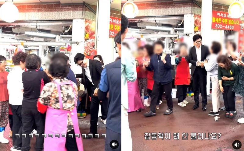 한동훈, 지역 주민들에 "장동혁? 좀 이따 물러나요"… 국힘 복당 '잰걸음'