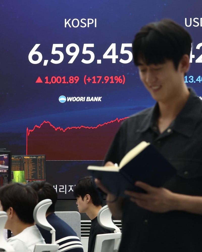 코스피 1000포인트 폭등 '새 역사'... 사흘 폭락 하루 만에 만회