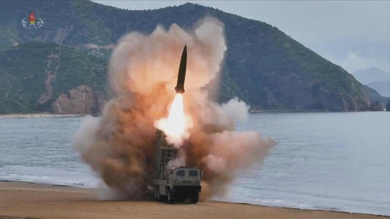 북한, 한미훈련 앞두고 동해상으로 탄도미사일 발사