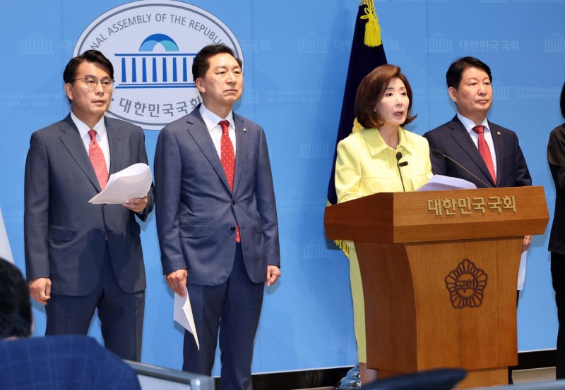 종합특검, '尹 체포방해' 나경원·김기현·윤상현·권영진 기소